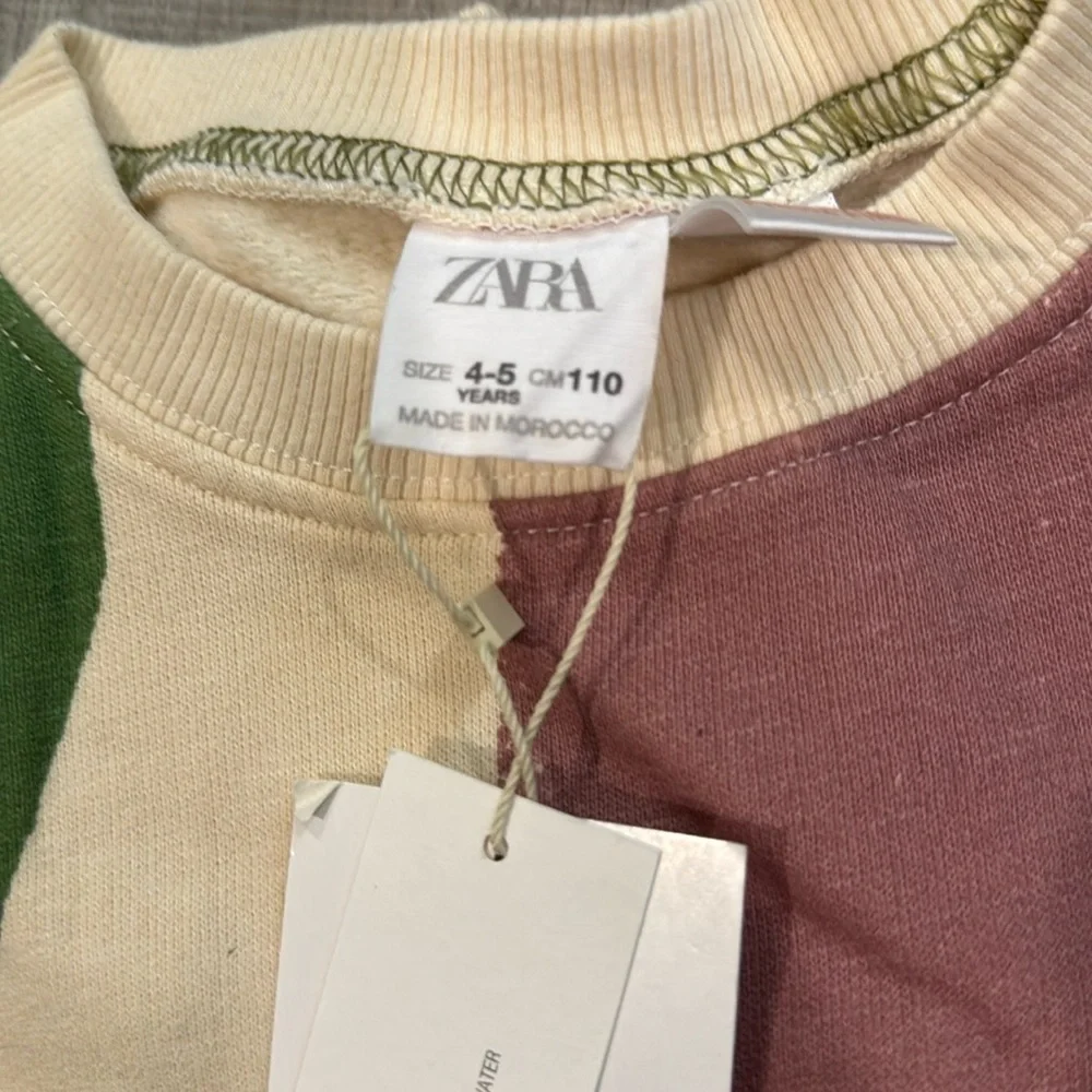 ZARA Boys Crew Sweatshirt NWT